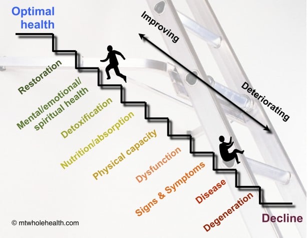 Step ladder of health